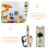 Kids Height Growth Chart Wall Hanging Printed Ruler PVC Durable 7