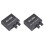 2X AU-202 2 Input 2 Output Stereo Mixer Audio Distributor for Headphone External Power AMP Volume Alone Control 1