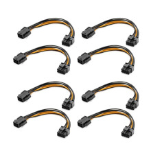 8 Pack Card 6 Pin to 8 Pin PCIe Adapter Power Cable (GPU Video Card Power Cable) 7.8 Inch