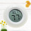 Reptile Box Digital Thermometer Hygrometer Round Temperature Humidity Meter 4