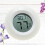 Reptile Box Digital Thermometer Hygrometer Round Temperature Humidity Meter 9