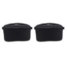 2X Universal Insert Partition Padded Camera Bag Shockproof Sleeve Cover for Dslr Slr Camera(Black)