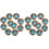 20 Pcs Diy Leather Button Rivets Retro Suitcase Buckle Craft Concho 4