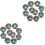 20 Pcs Diy Leather Button Rivets Retro Suitcase Buckle Craft Concho 5