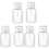 3 Count Push Down Bottle Refillable Dispensers Bottles Press Pump 2
