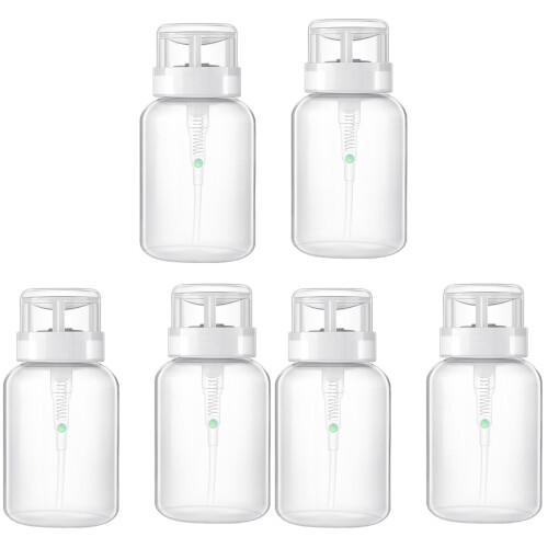 3 Count Push Down Bottle Refillable Dispensers Bottles Press Pump 1