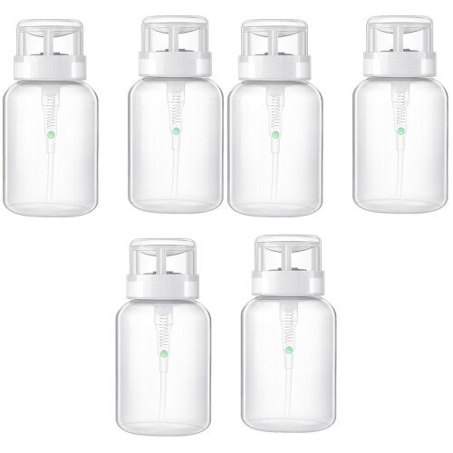 3 Count Push Down Bottle Refillable Dispensers Bottles Press Pump 2
