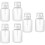 3 Count Push Down Bottle Refillable Dispensers Bottles Press Pump 7