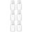3 Count Push Down Bottle Refillable Dispensers Bottles Press Pump 8