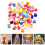 100Pcs Mini Knitting Hats Double Woolen Ball For Dolls 7