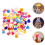 100Pcs Mini Knitting Hats Double Woolen Ball For Dolls 9