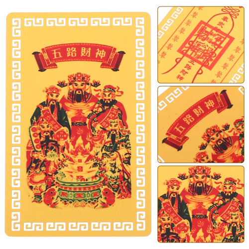 Decorative Multi Color Chinese Style Fortune and Protection Amulet 2