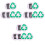 3 Count Trash Can Decals Recycling Sticker Bin Recycle Stickers 3