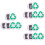 3 Count Trash Can Decals Recycling Sticker Bin Recycle Stickers 6