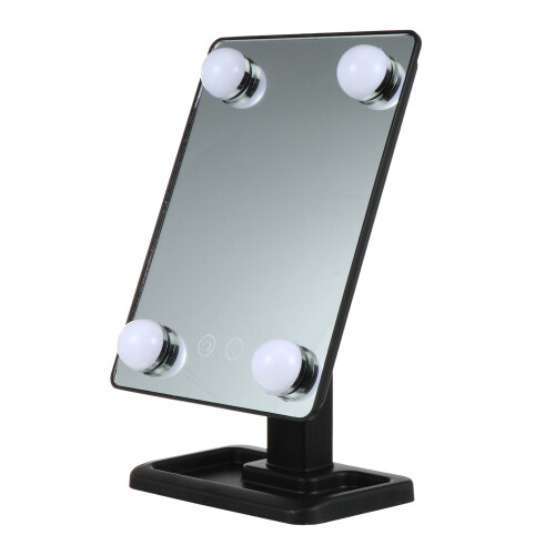 Mirror With Led Light Swivel Desktop Tabletop Mirror For Women 2