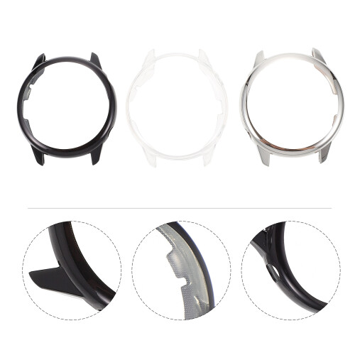 3Pcs Watch Protective Cases Tpu Material Full Cover Assorted Colors 2