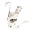 1Set Premium Silver Fruit Dessert Fork Zinc Alloy for Cake Snacks 4