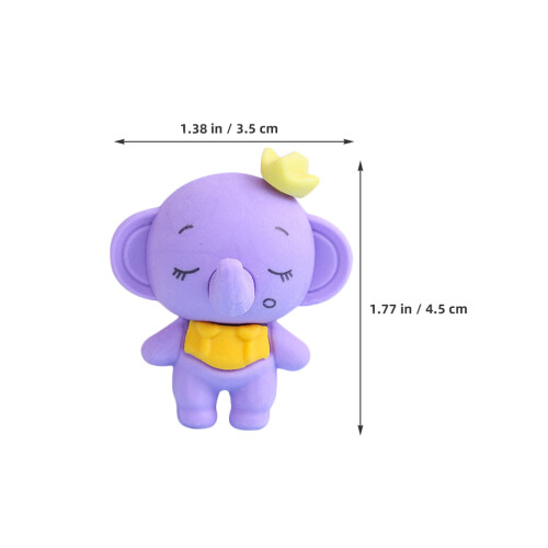 36Pcs Mini Elephant Shape Erasers For Kids Puzzle Classroom Rewards 2