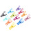 20pcs steel wire clothes pegs multi-purpose clips - random color 3