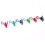 20pcs steel wire clothes pegs multi-purpose clips - random color 4