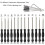 Carburetor Screwdriver Adjustment Cleaning Brush Tool Set Kit for 2-Cycle Small Engine Trimmer Weedeater Chainsaw 4