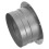 Silver Galvanized Flanged Fan Connector Air Duct Hose Adapter 8