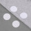 20 Pairs Self-Adhesive Hook And Loop Fixator Tape Fleece Sticker 8