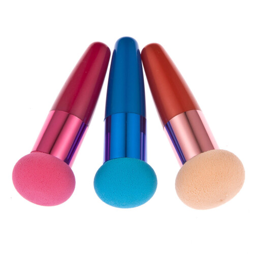 3Pcs Makeup Brush Tools Mushroom Head Sponge Cosmetic Set Multicolor 2