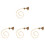 4Pcs Weaving Doorbell Chain For Dogs 3