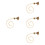 4Pcs Weaving Doorbell Chain For Dogs 7