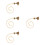 4Pcs Weaving Doorbell Chain For Dogs 8