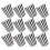 Practical Black Popcorn Boxes For Home And Theater Use 12pcs 9