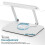 Rotating Desktop Stand Computer Laptop For Tablet Book Shelf 8
