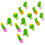 30Pcs Adorable Cactus Rubber Erasers Creative School Student Use 10