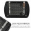 Praktischer Auto Visier Makeup Schwarz Kunststoff 10