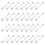 500 Pcs Tile Leveling System Steel Pin Replaceable Construction Tool 2
