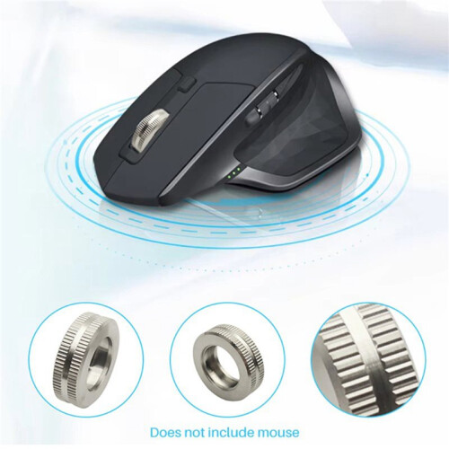 2X Stainless Steel Scroll Wheel Replacement Kit for  MX Master2s Main Roller Wheel Repair Module 2