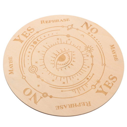 3Pcs Durable Wooden Pendulum Board Wiccan Altar Divination Tool 1