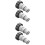 4Pcs Grey Rubber Pool Pump Adapters for Outdoor Filter Hose Connection 7