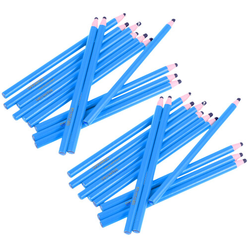 24Pcs Blue Wax and Paper Crayons Drawing Pens for Multi-Surface 1