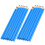 24Pcs Blue Wax and Paper Crayons Drawing Pens for Multi-Surface 3