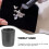 Zehuanyu  Ceramic Crucible Melting Grad Cap Lapel Pin Quartz Kit Black 2