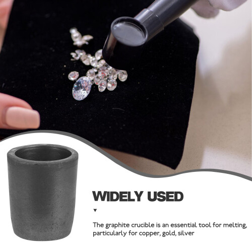 Zehuanyu  Ceramic Crucible Melting Grad Cap Lapel Pin Quartz Kit Black 1