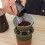 Silicone Foldable Coffee Dripper Reusable with Holder Coffee Filter Cup Space-Saving Foldable Coffee Funnel Outdoor,A 4
