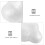 2Pcs Unpainted White Foams Cloud DIY Model Craft Ornament Lightweight 11