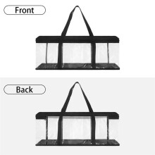 Hut-Organizer mit Tragegriffen, Transparente Hutaufbewahrung, Breite Hut-Aufbewahrungstasche für Baseballkappen, Halter für Zuhause und Unterwegs, A