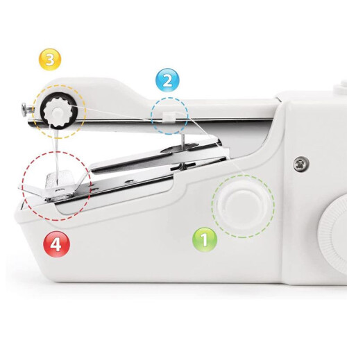 Portable Handheld Sewing Machine Practical Sewing Tool, Handheld Sewing Machine for Quick Stitching,US Plug 2