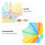 100Pcs Assorted Color Umbrella Cupcake Toppers Disposable Drink Picks 7