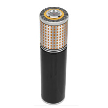 Aluminum Alloy Cigar Tube with Precision Sealing, ShockResistant Travel Cigar Holder for 3 Cigars (Color D)