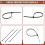 Cable Tie Cable Tie Wraps / Zip Ties Colore: Nero Dimensioni: 140 Mm X 2,5 Mm 100 Pezzi 4